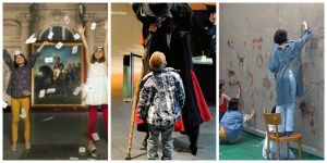 Copii la Noaptea Muzeelor 2015 Collage