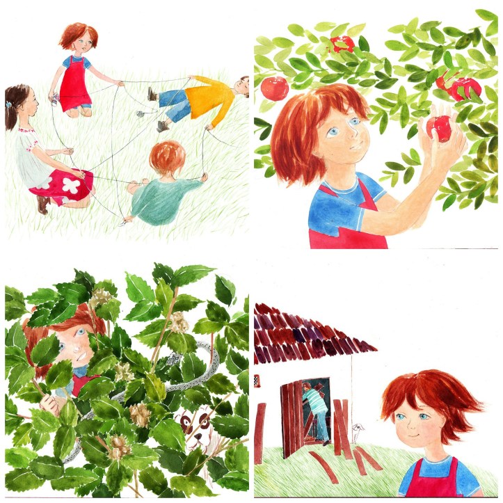 Luli si casuta din copac Collage