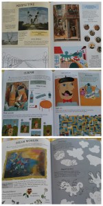 art activity book Collage